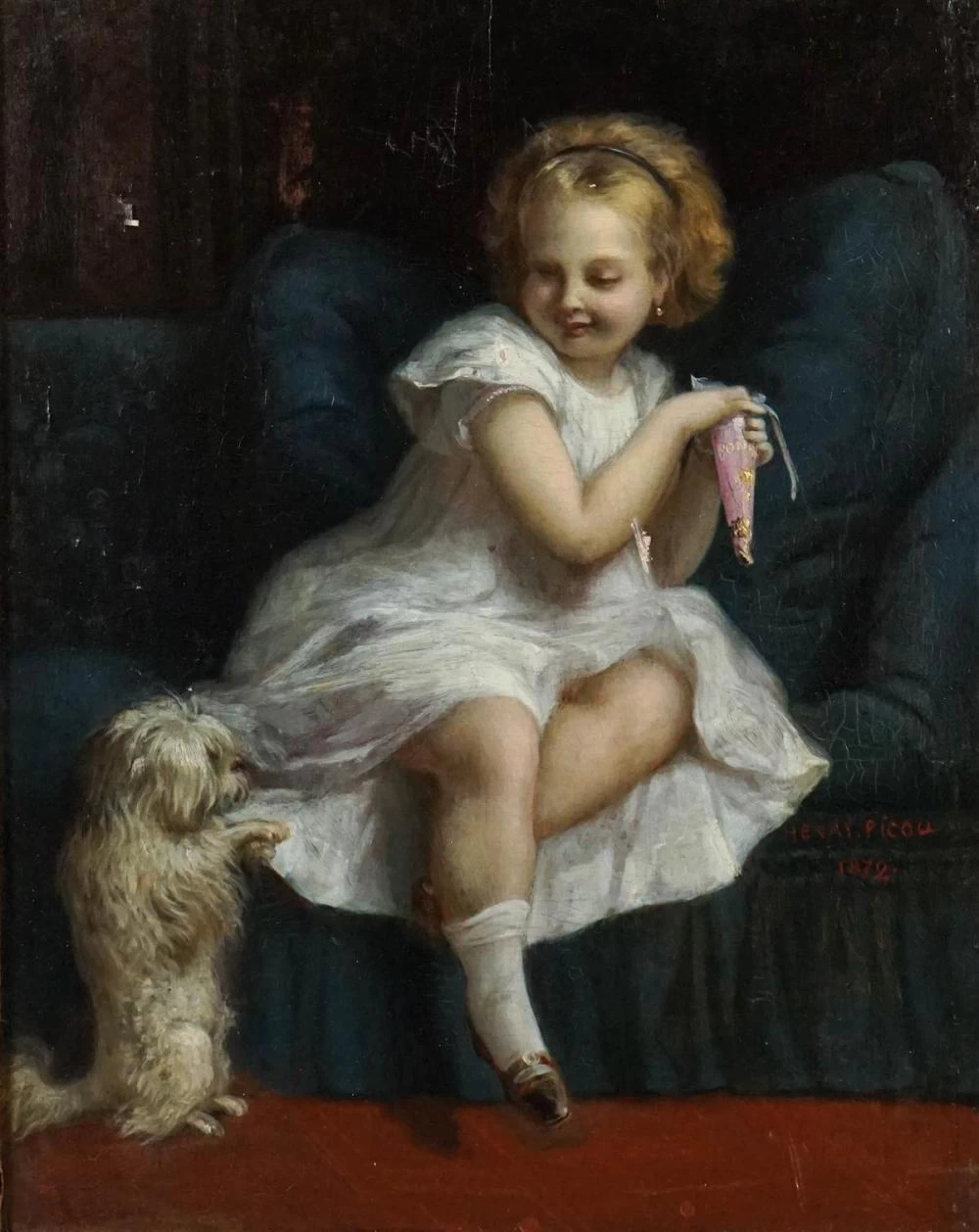 Bambina con cane
